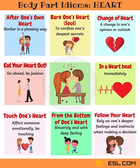 you poked my heart meaning|39 English Idioms About the Heart (That Will Make Your Heart .